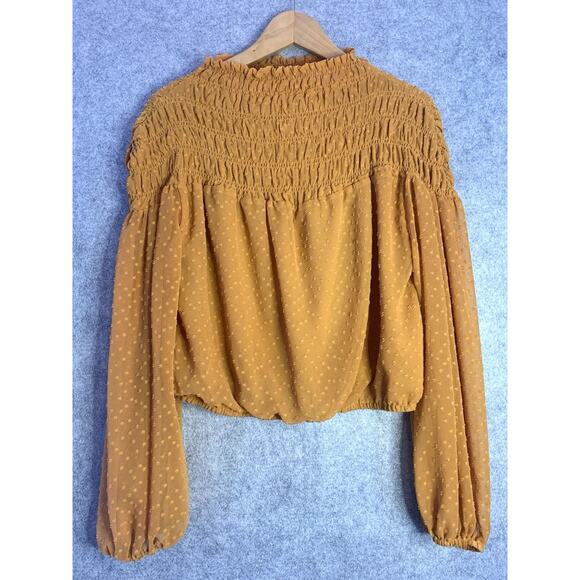 Astr The Label Libra Top In The Golden Hour Color, Golden Fall Blouse, Women’s S - Picture 6 of 11